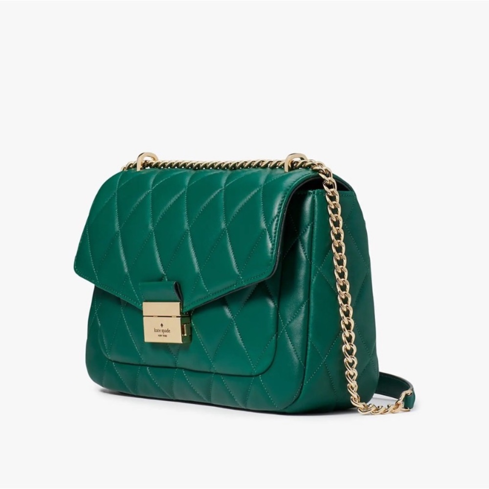 Kate Spade Carey Flap Quilted Medium Shoulder Crossbody Bag - Picture 3 of 14